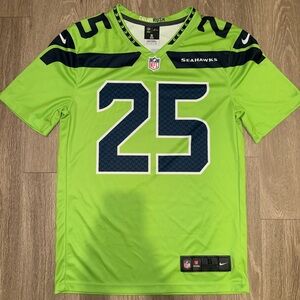 Rare Seattle Seahawks Richard Sherman Color rush Game Jersey